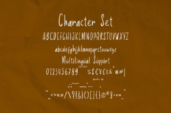 Condensed Handwritten Font