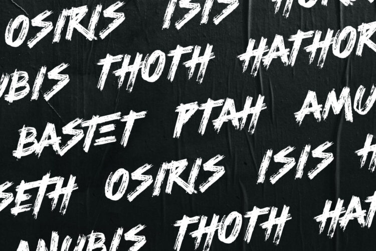 Dry Brush All Caps Font