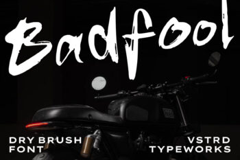 dry brush scribble font