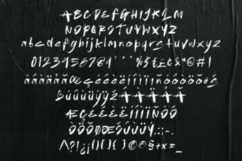 dry brush scribble font