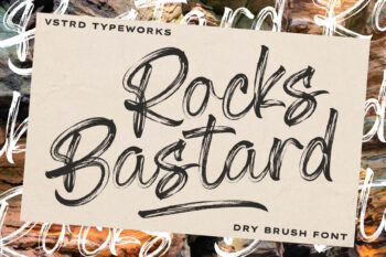 Dry Brush Handwritten Script Font