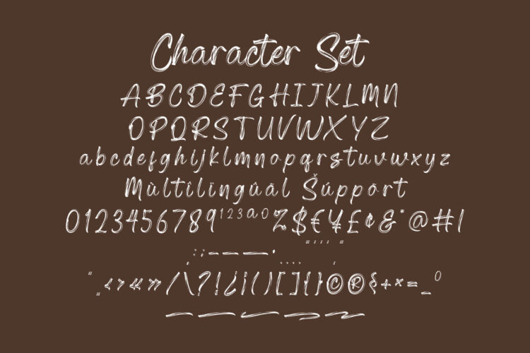 Dry Brush Handwritten Script Font