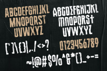 dry brush font freebies