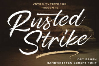 Dry Brush Handwritten Script Font