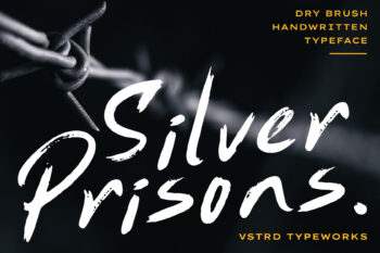 dry brush handwriten typeface