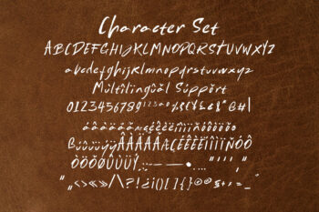 dry brush handwriten typeface