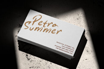 dry brush handwriten typeface