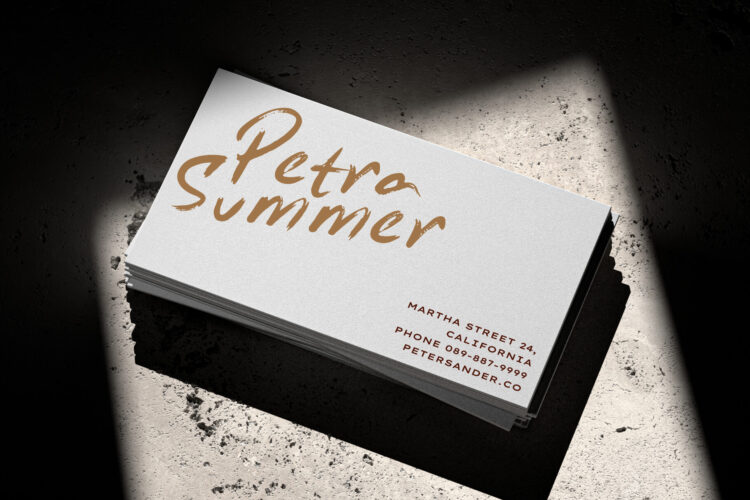 dry brush handwriten typeface