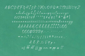 dry brush script font