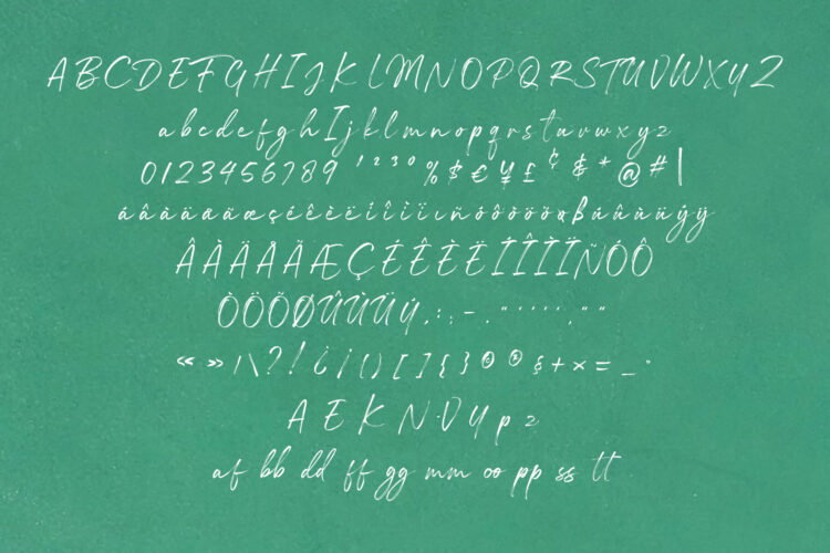 dry brush script font