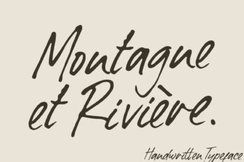 Elegant & Natural Handwritten Typeface