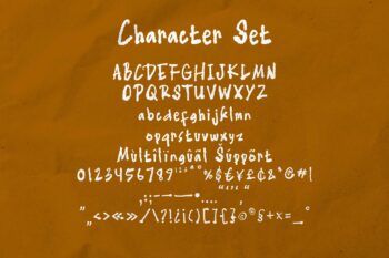 Jittery Handwritten Font