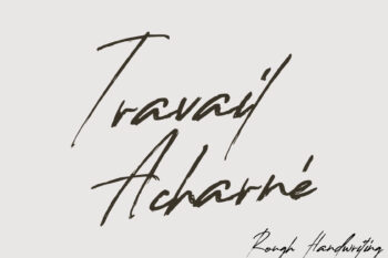 Rough and Rugged Handwriting Font