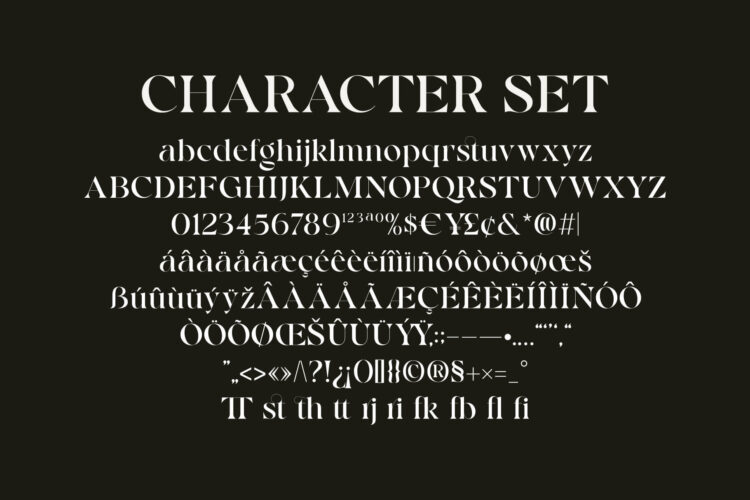 Sophisticated Serif Typeface